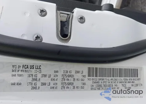 2016 Ram 1500 Lone Star из США, поврежденный, VIN 1C6RR6LT9GS169218